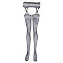5 Pieces Suspender Socks Garter Thigh High Stockings for Women