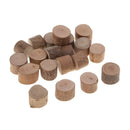 Natural Wooden Blocks - 30 Pc Wood Building Block Set Wooden Shapes for DIY Kids