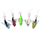 5pcs 12g VIB Metal Hard Fishing Lures Feather Baits Fishing Tackle