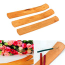 1pc Natural Plain Wood Wooden Incense Stick Ash Catcher Burner Holder 10-inch