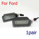 Replace LED Rear License Plate Light Bulb For Ford Fiesta/Kuga/Focus S-MAX C-MAX