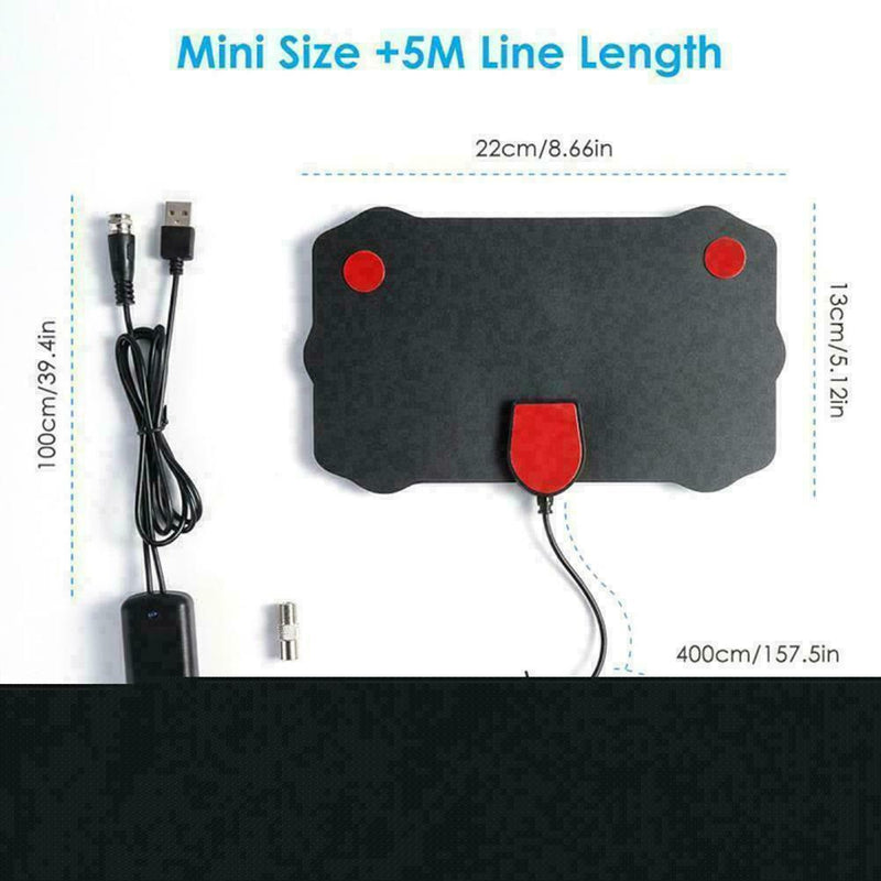 60 Mile Range Antenna TV Digital 4K HD Skywire Antena 1080P Digital HDTV Be Z6V6
