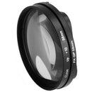 58mm Close up Lens 10X Macro+Lens Adapter Ring for GoPro Hero 5 Housing Case