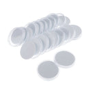 10pcs Coin Capsules - Round Plastic Coin Holder Case & Foam Pads - Storage