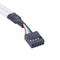 2 Ports USB 2.0 Female to 9 Pin Motherboard Header Cable Adapter for PC