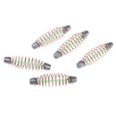 5pcs Metal Fishing Feeders Bait Thrower Spring Coil Inline Method Feeders L