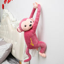 Plush Animal Cartoon Tissue Box Monkey Napkin Box Paper Holder Cover Home/Car