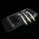 3x Silicone Eyes Eel Fishing Lures Hook Bass Crank Swimbaits Tackle Tools 5.5cm