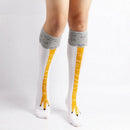 Cotton Stockings Cartoon Socks Leggings Fashion Chicken Feet Socks White G1M5