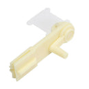 120 White Plastic Floss Bobbins with Floss Winder for Cross-Stitch Bobbins Card