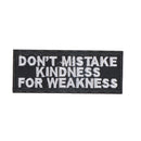 1pc don't mistake cloth badges patch embroidered applique sewing label patches Z