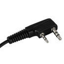 2 Meters Earphones Cable Extension Double Orifice K Walkie Talkie