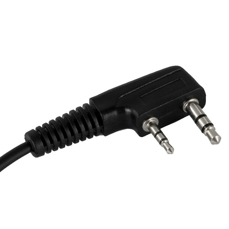 2 Meters Earphones Cable Extension Double Orifice K Walkie Talkie