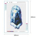 5D DIY Full Drill Diamond Painting Lion Love Cross Stitch Embroidery Mosaic