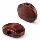 6pcs Oval Acrylic Pearliod Buttons Guitar Machine Tuner Peg Knobs Coffee