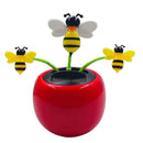 2PCS Dancing Solar Powered 3 Bumble Bee For Home Ornaments Gifts