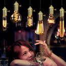 Retro E27 Edison LED Filament Bulb G125 Lamp Globe For Party Christmas Decor