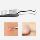 Facial extractor blackhead acne blemish remover tweezers bendcurvedneedle-toolOZ
