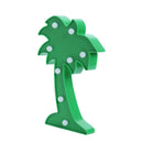 LED Night Light Coconut Tree Light Romantic Table Lamp Marble Home Christma