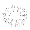 10pc Metal Peg Board Pegboard Hooks Garage Work Shop Storage Display Steel JR