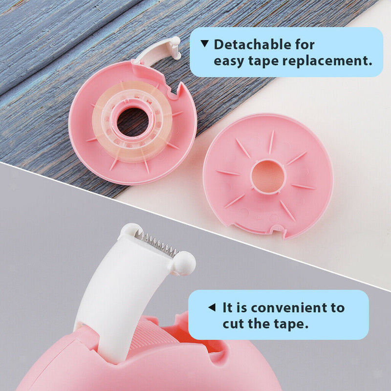 MagiDeal Pink Profession Tape Cutter For Grafting Eyelashes Lash Extension