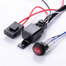 12V 40A Tree Harness Loom Fuse Relay Switch For 2 LED Working Fog