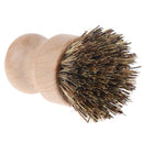 Kitchen Cleaning Brush Sisal Palm Bamboo Short Handle Round Dish Cleaning Too OZ