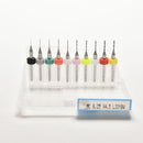 0.3-1.2mm  Tungsten Steel Carbide CNC PCB Print Circuit Board Drill Bits X10  lj