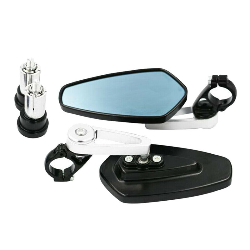 Motorcycle Adjustable Motorcycle Side View Mirrors CNC Aluminum Universal Fit