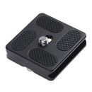 PU-40 Universal Quick Release Plate J1 N1 Tripod Ball Head Arca Swiss+1/4" Screw
