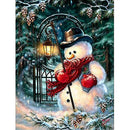 DIY Stitch Craft Needlework with Christmas Snowman Diamond Embroidery Diamo