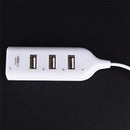 New Hot USB 2.0 High Speed 4 Port Splitter Hub Adapter For PC Computer Laptop Nw