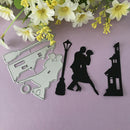 Couple lighthouse Design Metal Cutting Die For DIY Scrapbook Album Paper Card FT