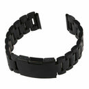 18 CM Steel Bracelet for Watch Black with Loop Anse 20MM