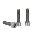 10pcs M6*25 Titanium Alloy Screws Hexagon Cap Head Socket Allen Key Bolt