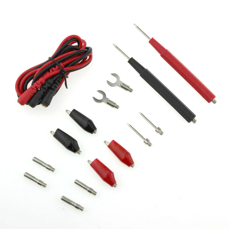16x 1set Multifunction Digital Multimeter Probe Test Lead Cable Alligator Cli Kw