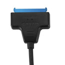Converter cable USB 3.0 port Sata III SSD / HDD 2.5 inch, Black / anthracit T8B8