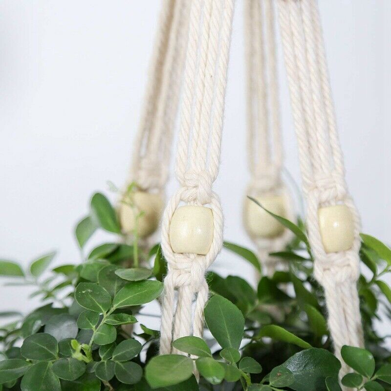 Macrame Plant Hanger For Hanging Planter Baskets Indoor Outdoor - 3 Tier La