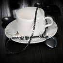 2016 Women Fashion Popular Ironstone Casual Two-hearted Necklace