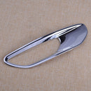 Chrome Front Head Running Light Cover Trim Bezel Fit For Jeep Renegade 15-18