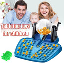 Classic Large Bingo Lotto Game Set Rotary Cage Party W/ Numbers&48 Cards 90 K3D2