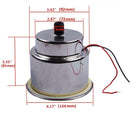 4pcs Stainless Steel LED Drink Cup Holder Blue Light for Yacht Modern Camper Car