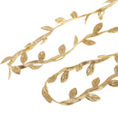 2x 10m Satin Leaf Vine Ribbons Sewing Trims for Gift Wrapping Home Party