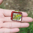 Don'T Grow Up Enamel Brooch Hand Luggage Rainbow Lunch Box Brooch Sweater D L6K8