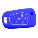 2/3 Button Silicone Remote Key Cover Case For VAUXHALL OPEL CORSA ASTRA Blu
