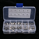 100 Pieces 5mmx20mm Fast Acting Quick Blow Glass Fuse 0.2A 0.5A 1A 2A 3A 5A 6A