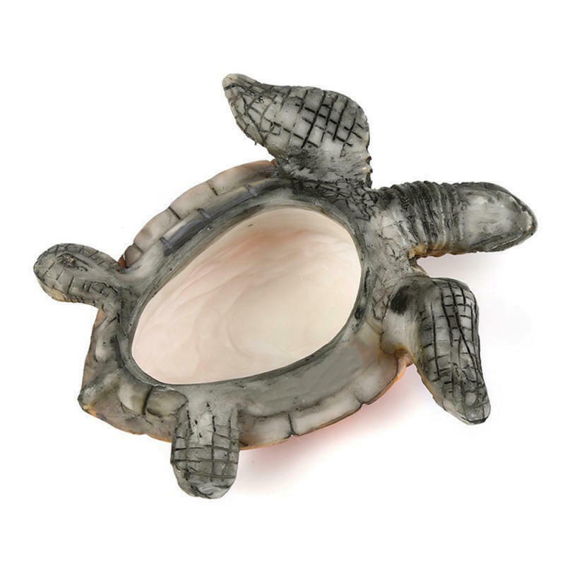 Aquarium Ornaments Decoration Artificial Turtle Fish Tank Tropical lake La VQI