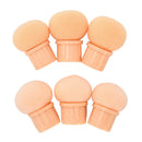 6X Reusable Gradient Nail Art Pen Brush Replaceable Sponge Heads Nail Art Too&f