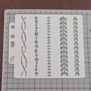 Reusable arrow Stencil Airbrush Art DIY Home Decor Scrapbooking Album Craft LJ,a