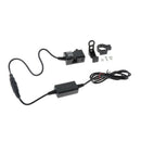 Safety Double USB Handlebar Phone Charger Adapter E-bike Socket Quick Charge 9V